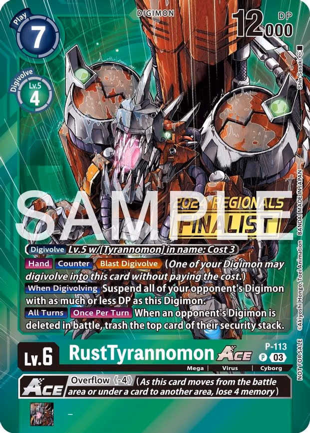 RustTyrannomon Ace - P